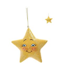 Gisela Graham Resin Twinkle Little Star Decoration